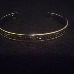 2 tone copper magnetic cuff